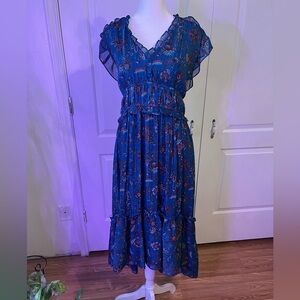 Taylor dress. Size 12. High low. Excellent condition! Royal blue.